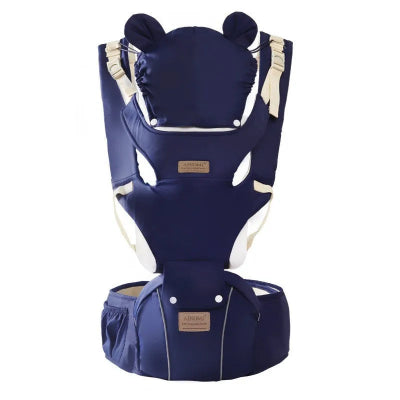porte bebe physiologique couleur bleu fonce