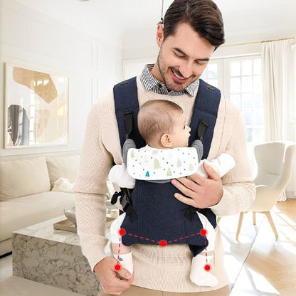 position m de bebe dans le porte bebe ergonomique